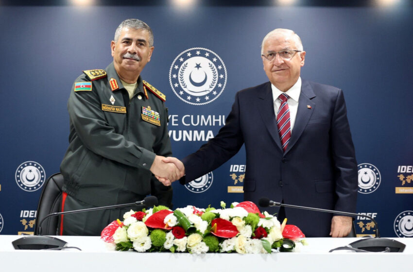 Azərbaycan və Türkiyə müdafiə nazirləri görüşüb, memorandum imzalanıb – YENİLƏNİB