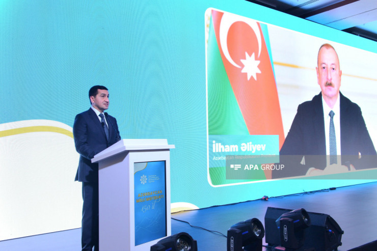 İlham Əliyevin Milli Mətbuatın 150 illik yubileyi münasibətilə media nümayəndələrinə MÜRACİƏTİ