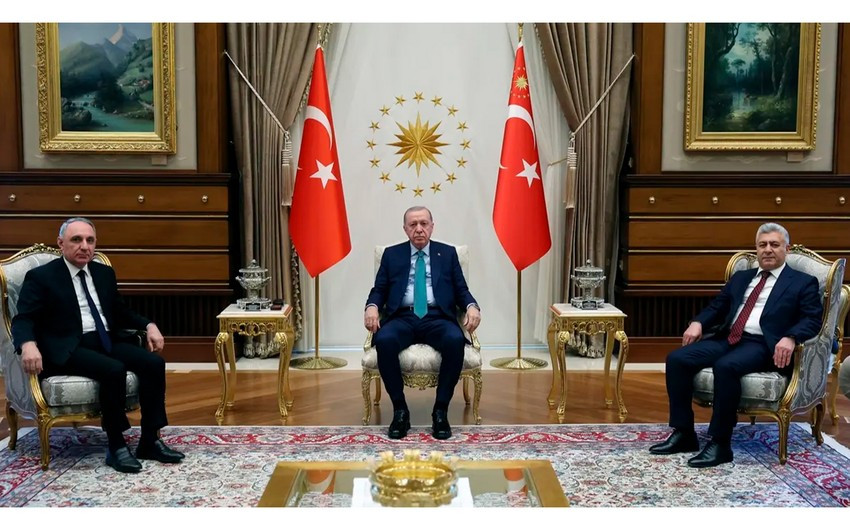 Ərdoğan Kamran Əliyevi qəbul etdi